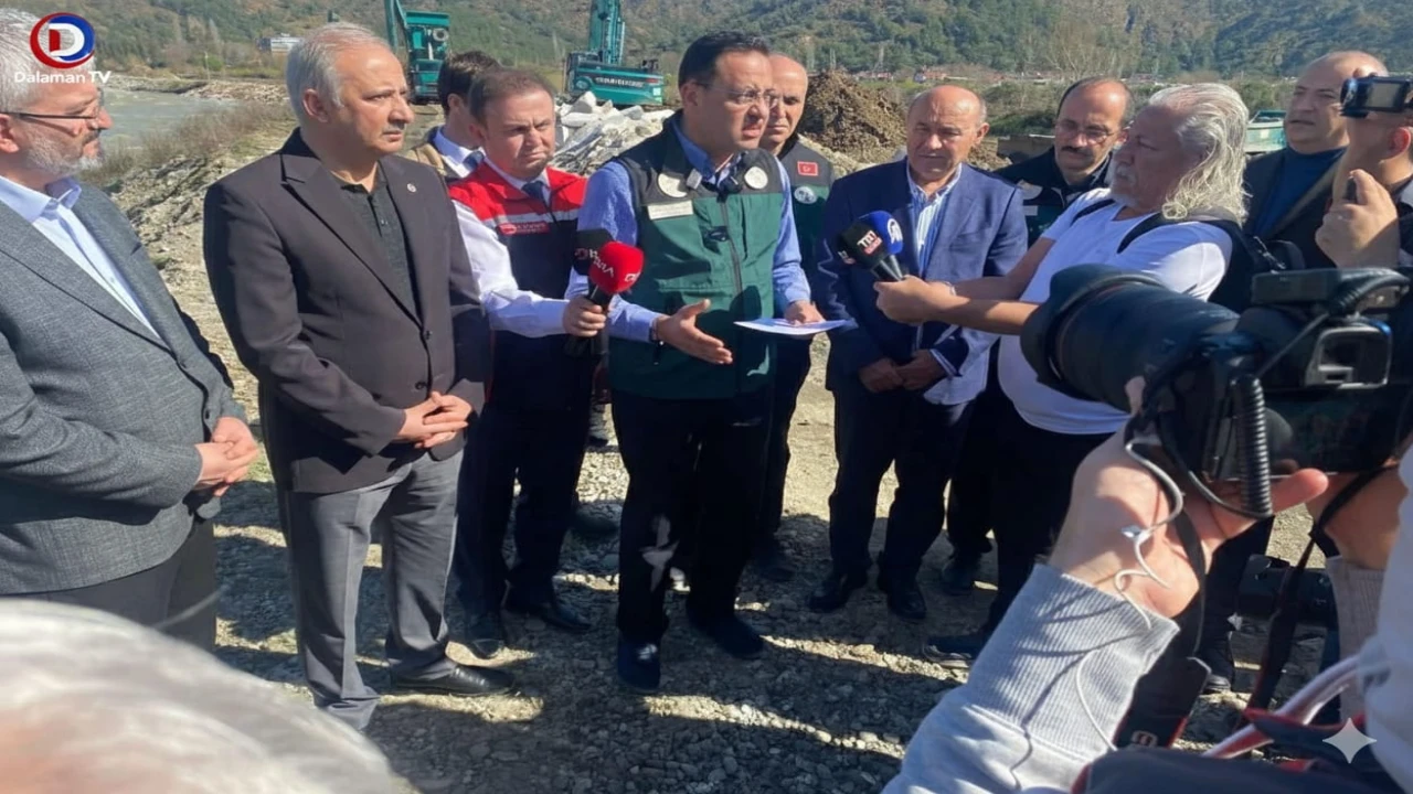 Bakan Yardımcısı Dalaman Çayı’ndaki Çalışmaları İnceledi