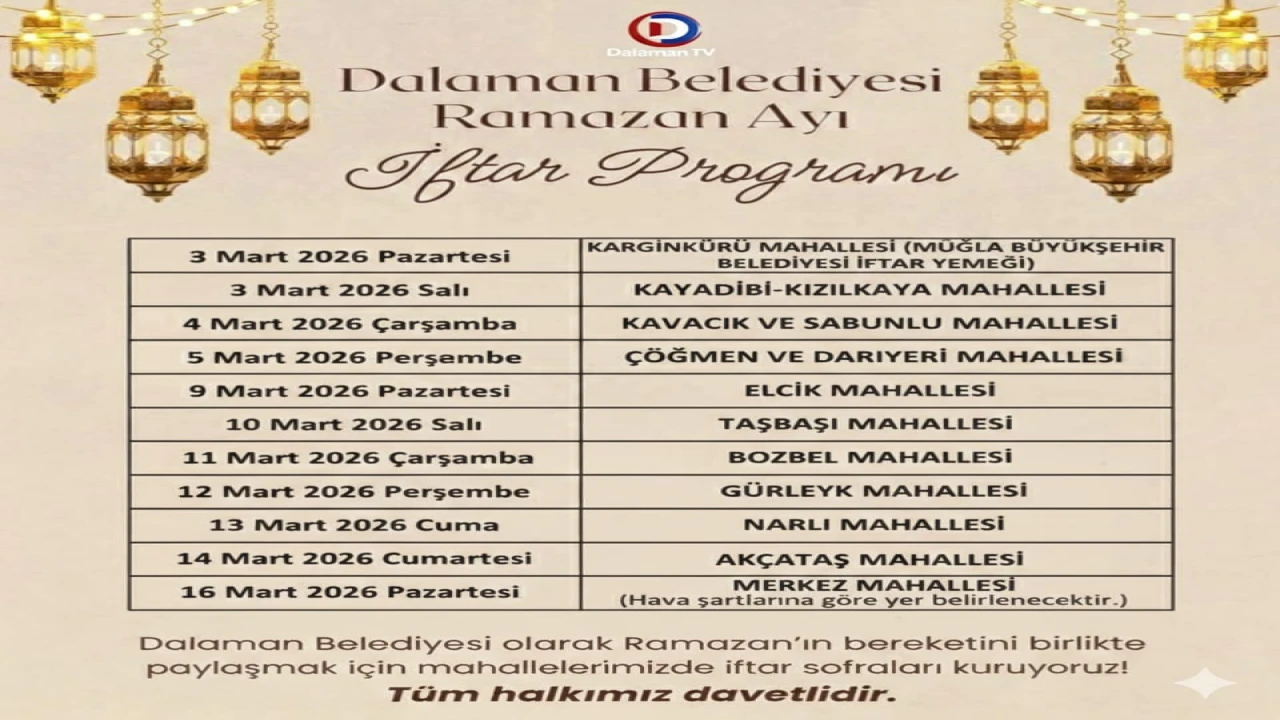 Beraberlik Sofraları Kuruluyor