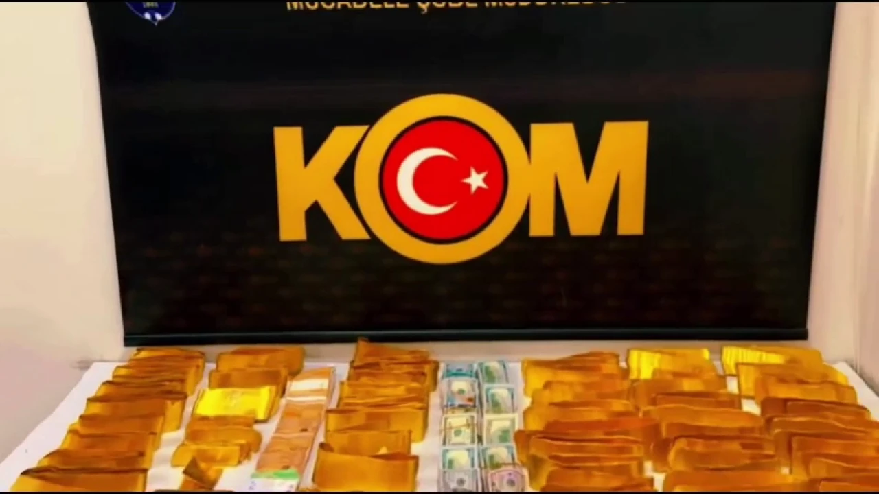 Şırnak'ta ​30 Adet (Her biri 1 kg ağırlığında) külçe altın Yakalandı