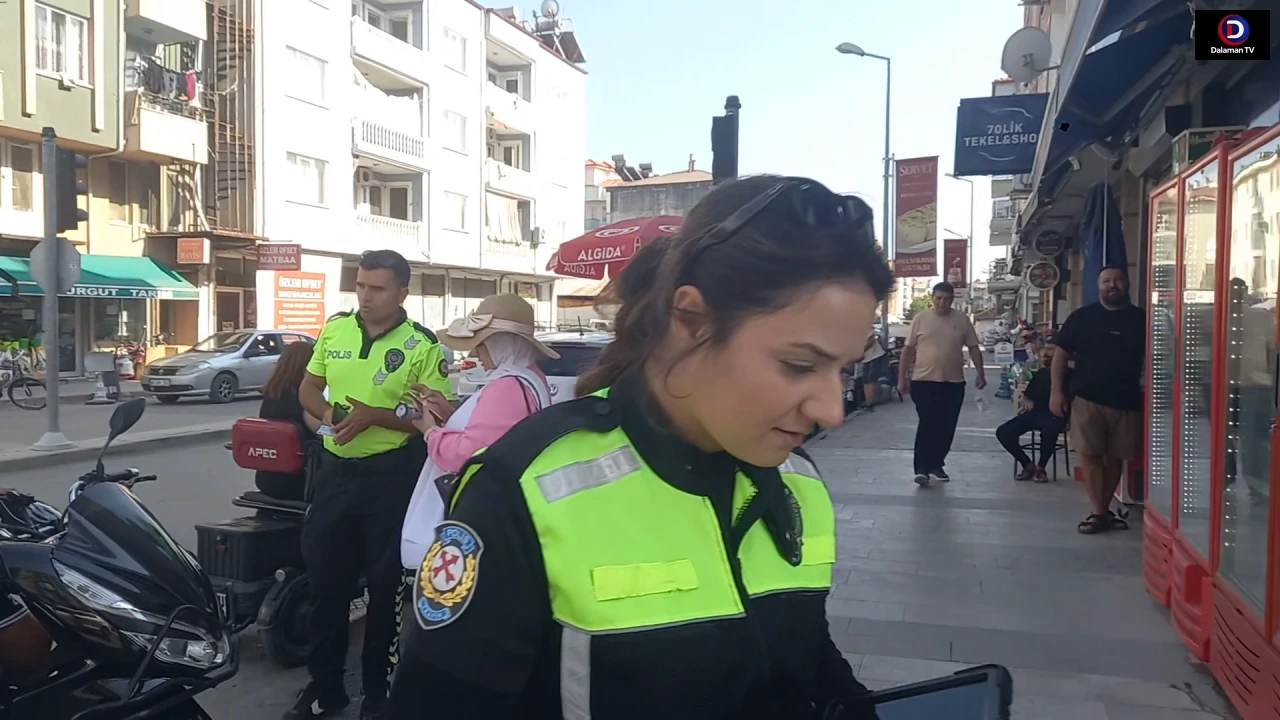 Dalamanın ilk Trafik Şahin Kadın Polisi Göreve Başladı.