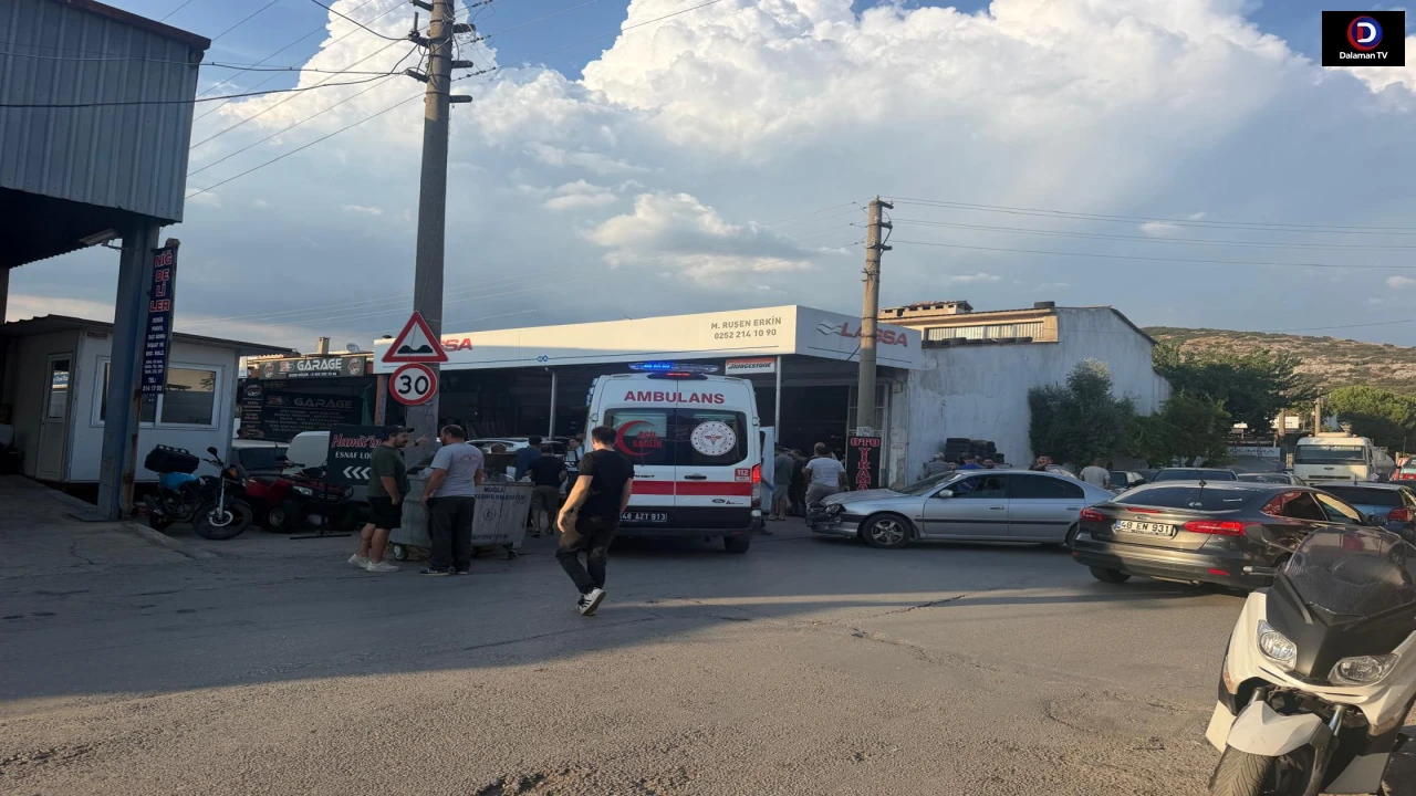 Muğla sanayi girişinde yaralamalı Trafik kaza