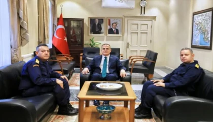 Sahil Güvenlik Ekiplerinden Muğla Valisine Ziyaret