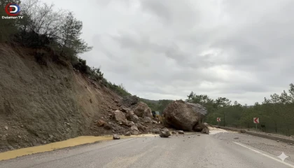 Dalaman Kayadibi Mahallesi'nde Heyelan: