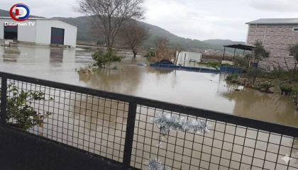 MUĞLA / DALAMAN – Kargınkürü Aksaz Ovası Sele Teslim Oldu: