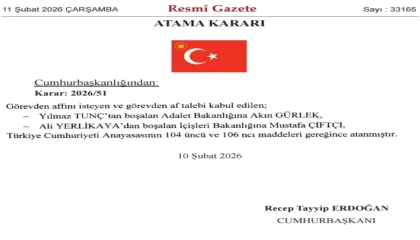 SON DAKİKA: Kabinede İki Bakan Değişti!