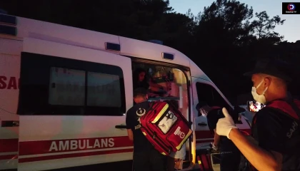 Sahil Güvenlik Yaralı Vatandaşın İmdadına Yetişti