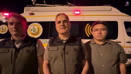 Valmiz Sayın Dr. İdris Akbıyık, yangınla mücadele çalışmalarını yerinde inceledi.