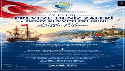 27 EYLÜL PREVEZE DENİZ ZAFERİ VE DENİZ KUVVETLERİ GÜNÜ MESAJI